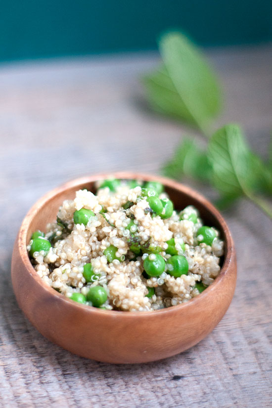 quinoa_mint_pea_recipe Gluten Free Recipe: Quinoa, Mint & Pea Salad