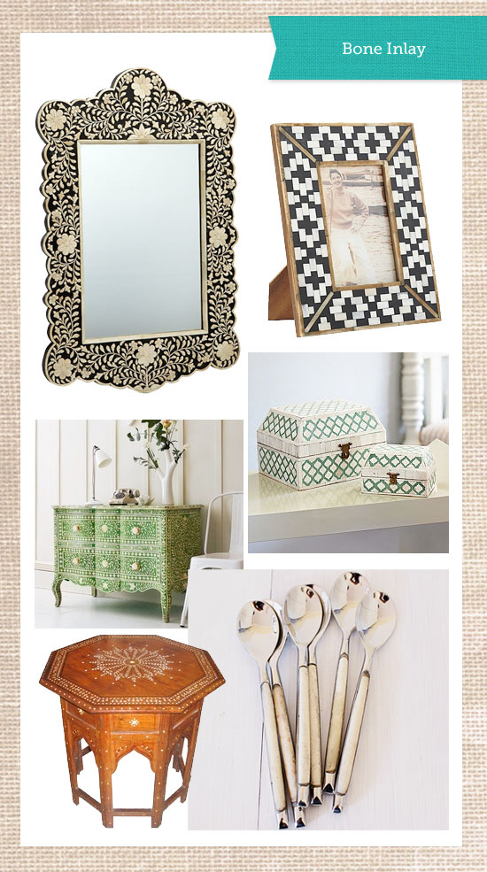 Bone Inlay Furniture & Accessories