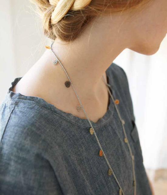 DIY Necklace Featured in Lena Corwin's Made by Hand Book