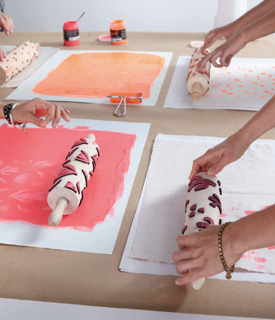 Lena Corwin's Made By Hand, Instructions for Rotary Printing Table Napkins