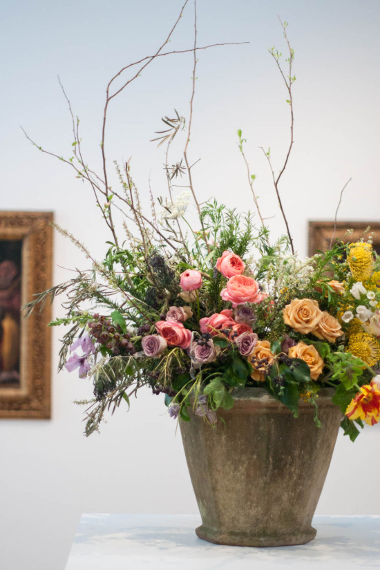 Large Flower Arrangement at Art in Bloom at the North Carolina Museum of Art in Raleigh, North Carolina | Floral Photography by Michelle Smith of Gather Goods Co